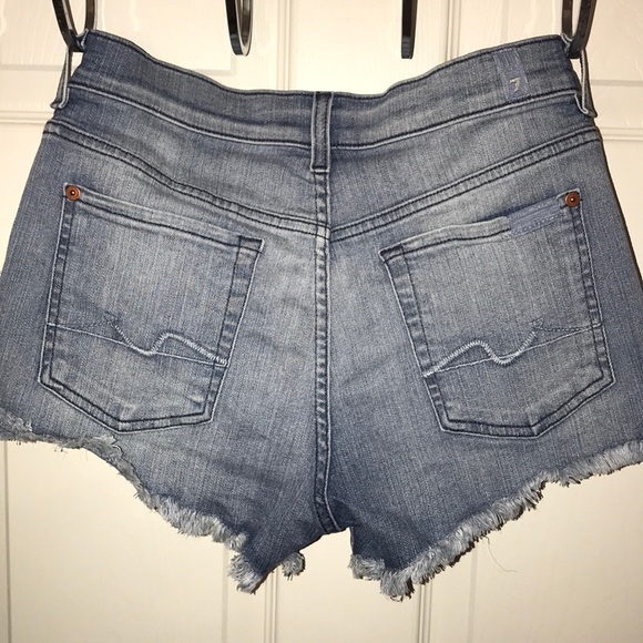 7 For All Mankind Denim Shorts - Picture 6 of 8